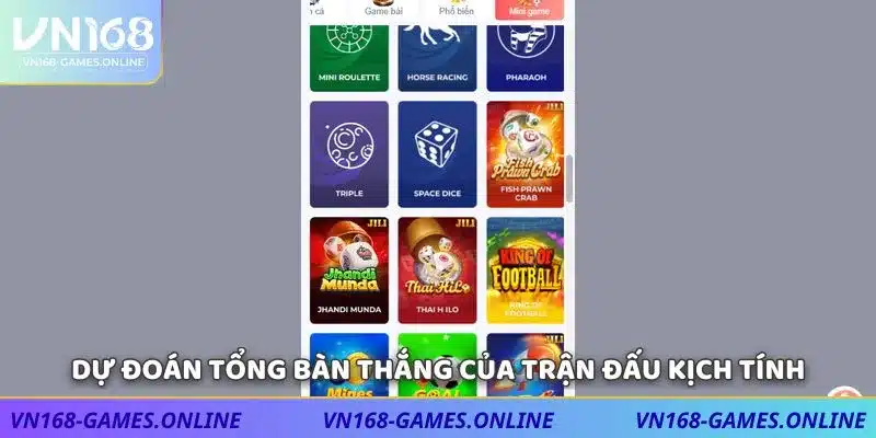 Dự đoán tổng bàn thắng của trận đấu kịch tính