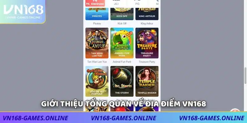 Giới thiệu tổng quan về địa điểm VN168