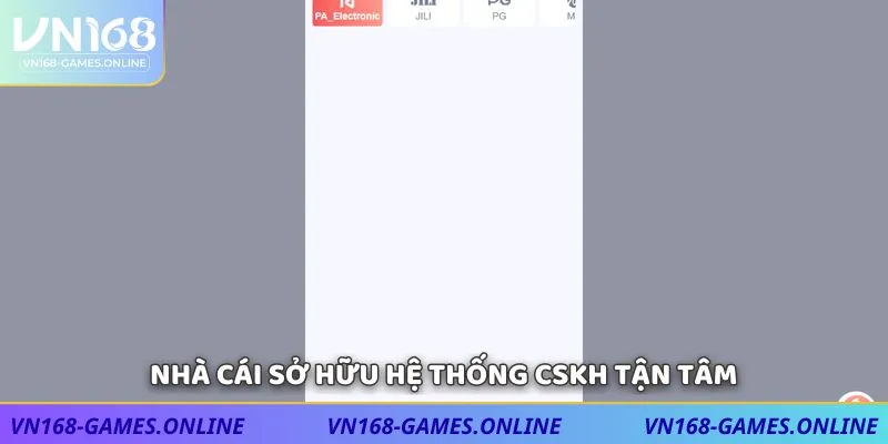 Nhà cái sở hữu hệ thống CSKH tận tâm